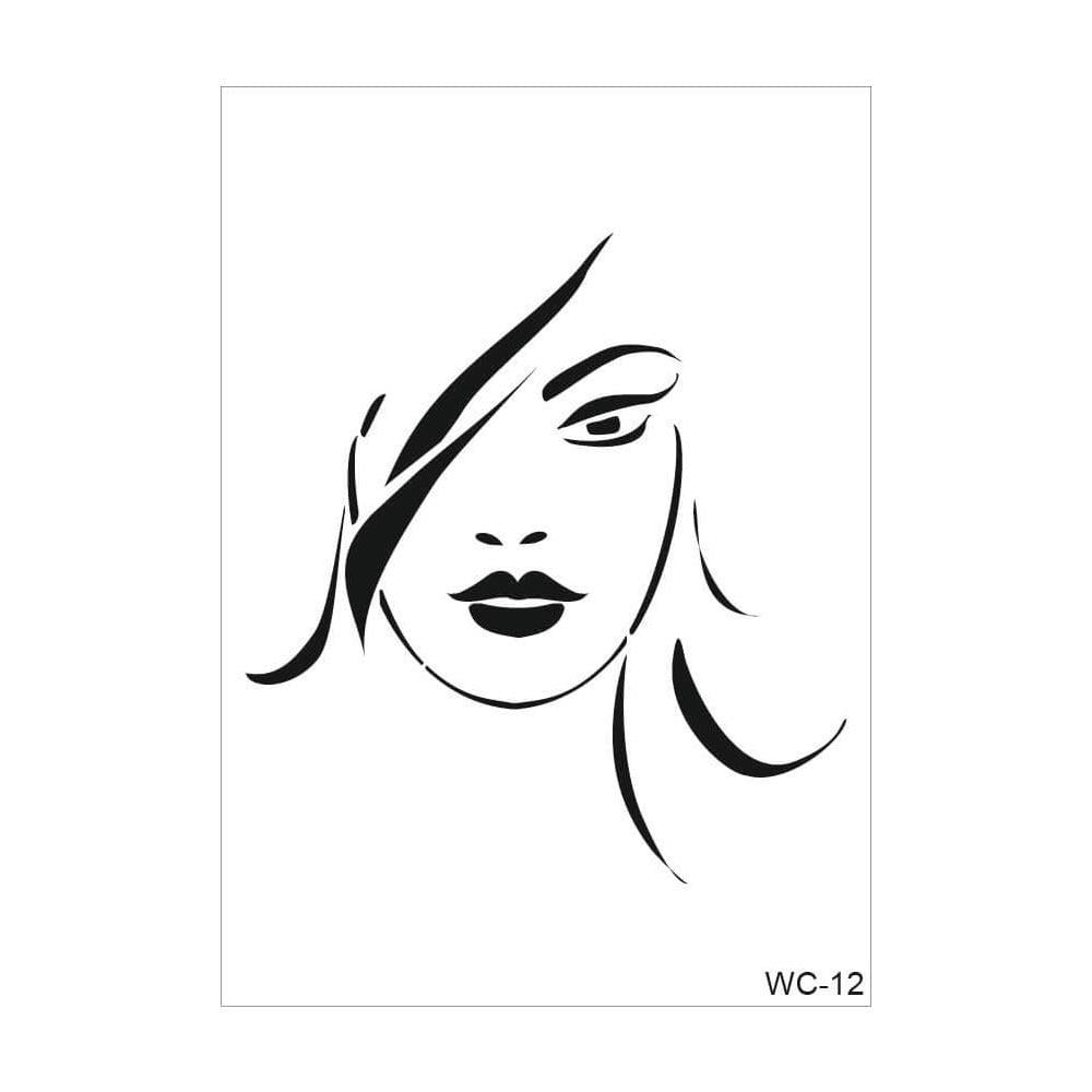 Cadence Woman Collection A4 Stencil Şablonu WC12