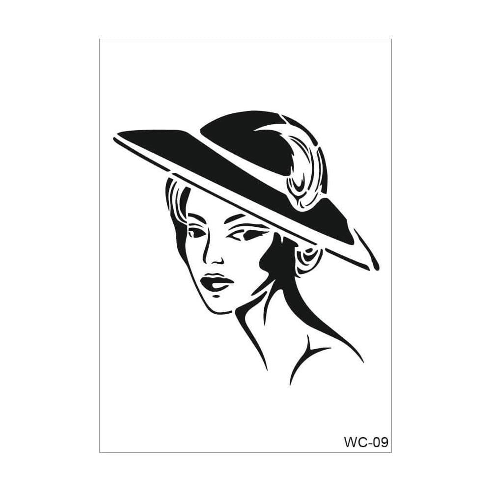Cadence Woman Collection A4 Stencil Şablonu WC09