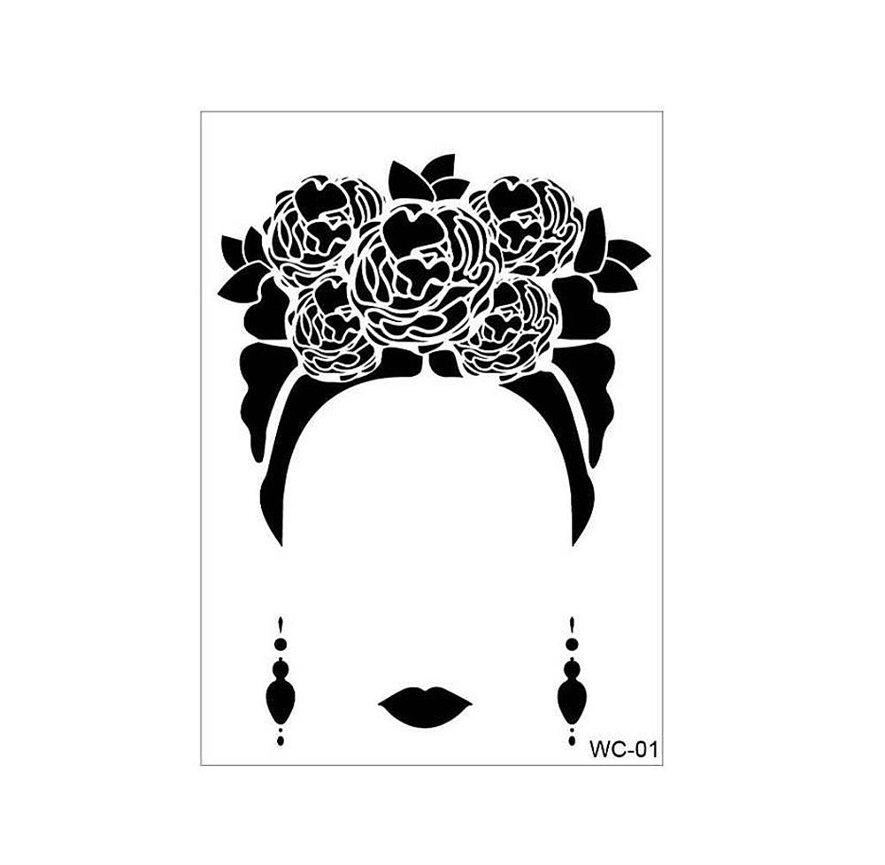 Cadence Woman Collection A4 Stencil Şablonu WC01