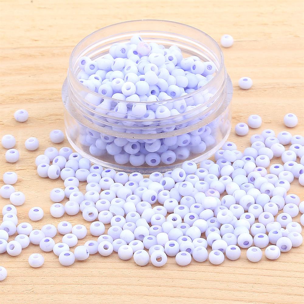 Çek Kum Boncuk Açık Mor 8/0 3 mm
