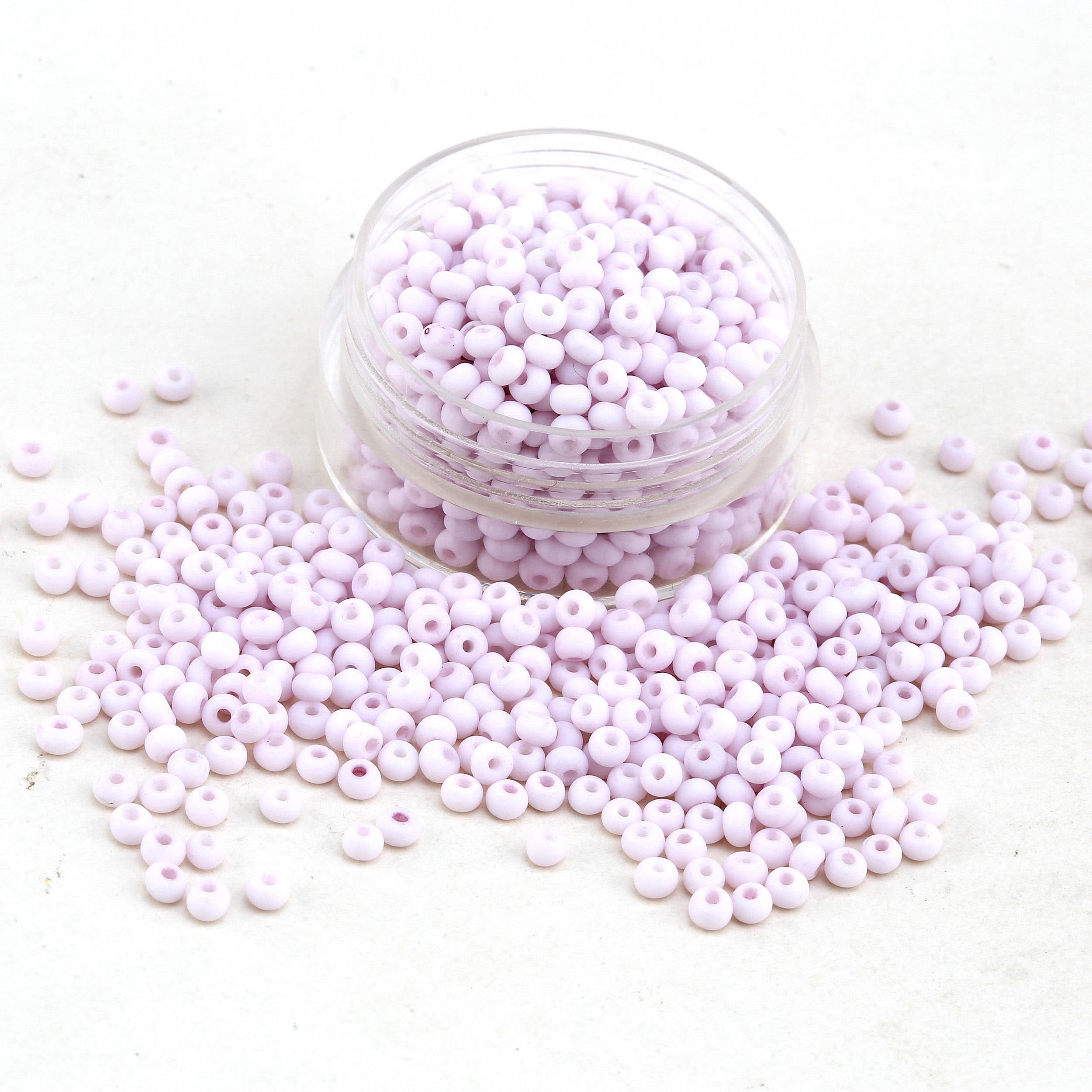 Çek Kum Boncuk Pastel Lila 8/0 3 mm