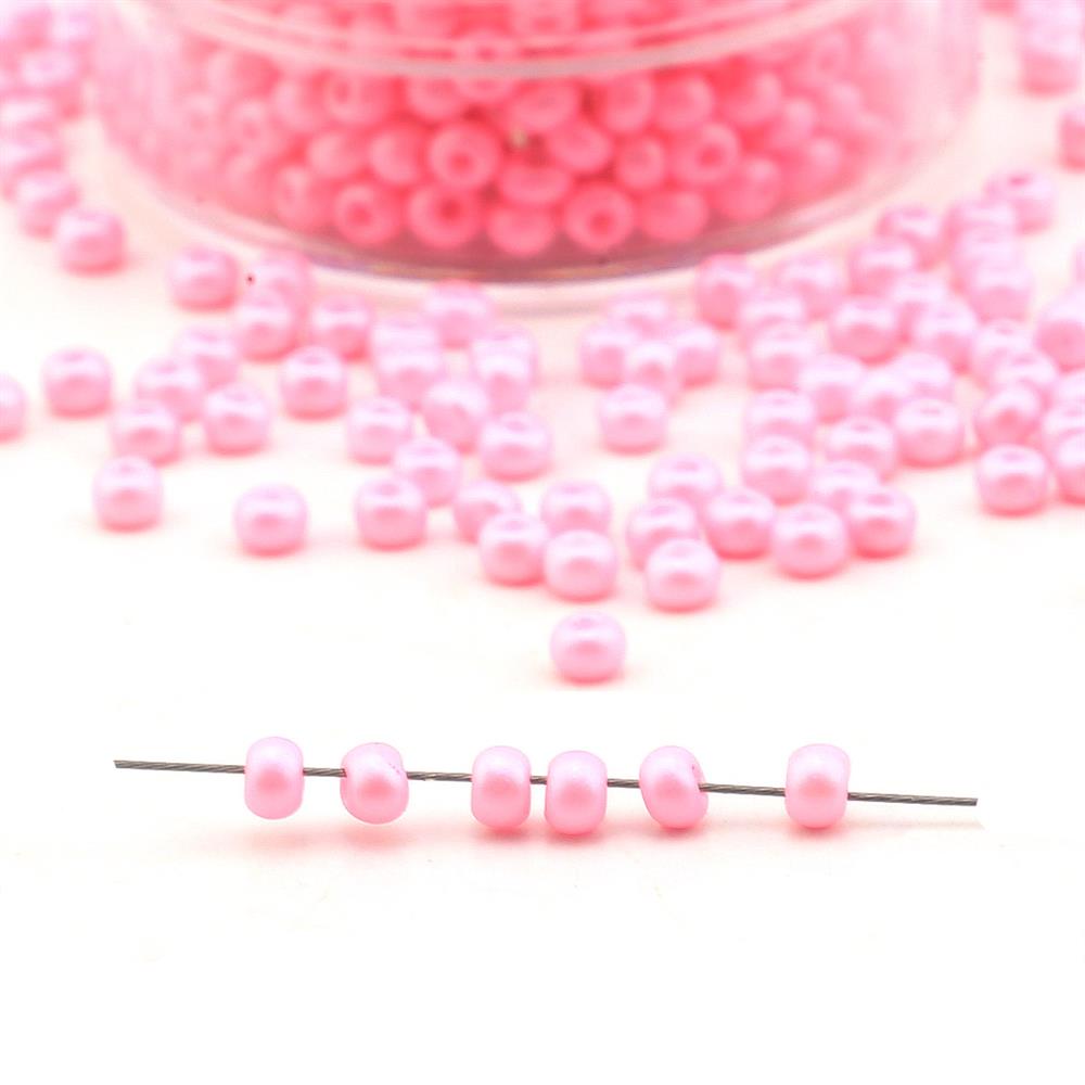 Çek Kum Boncuk Pembe 8/0 3 mm