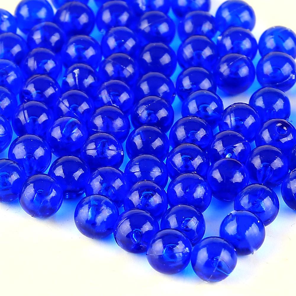 Deliksiz Plastik Boncuk 6 mm Lacivert