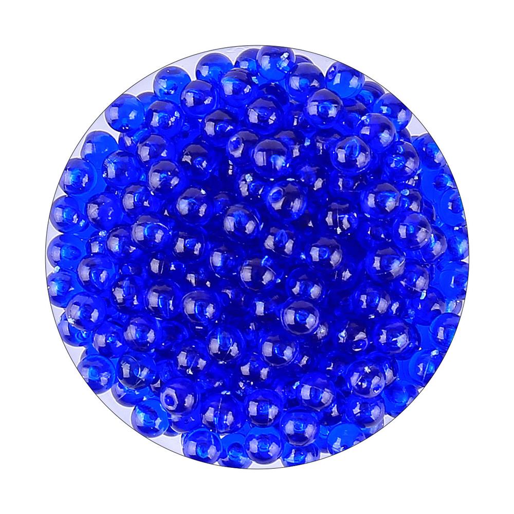 Deliksiz Plastik Boncuk 6 mm Lacivert