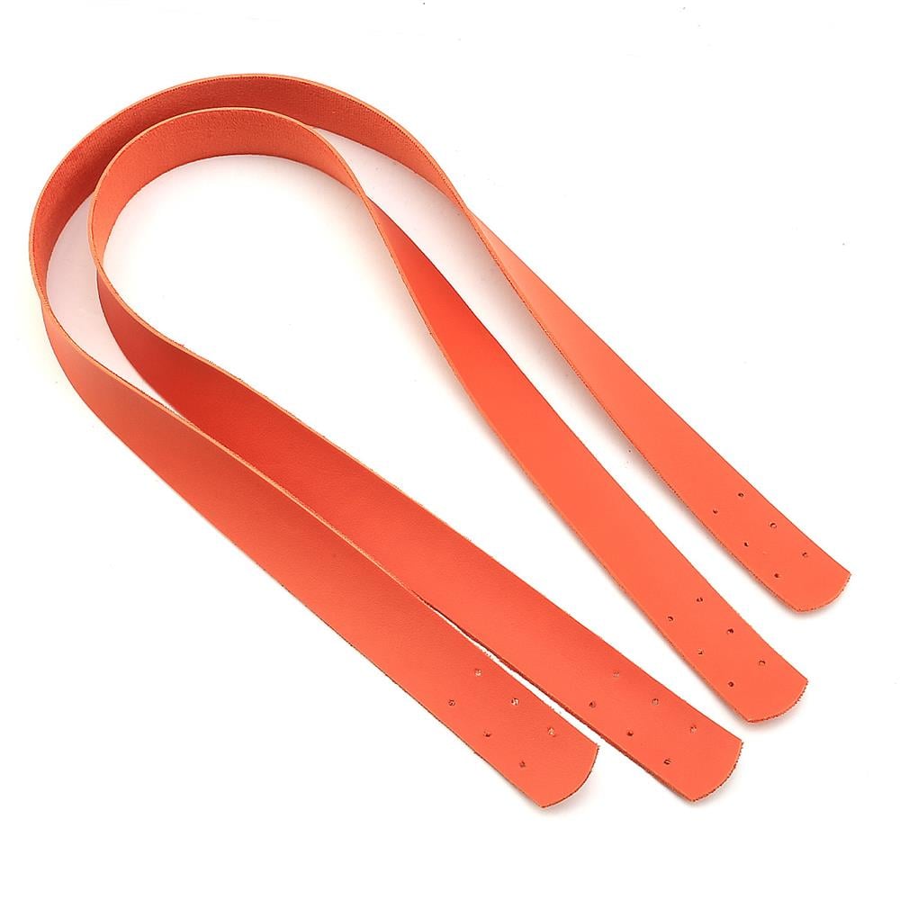 Deri Çanta Sapı Turuncu