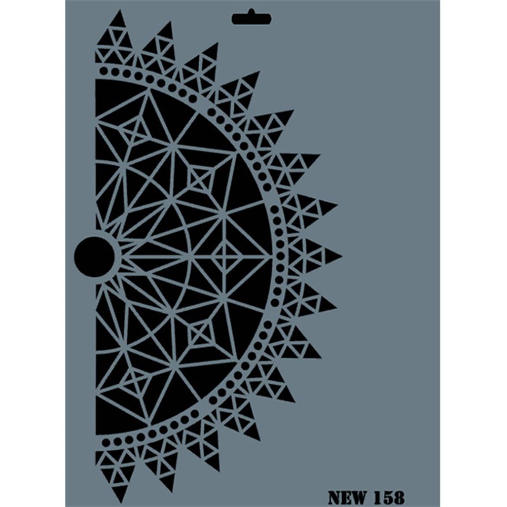 Desen Stencil Şablon 25X35 cm - Rich New 158