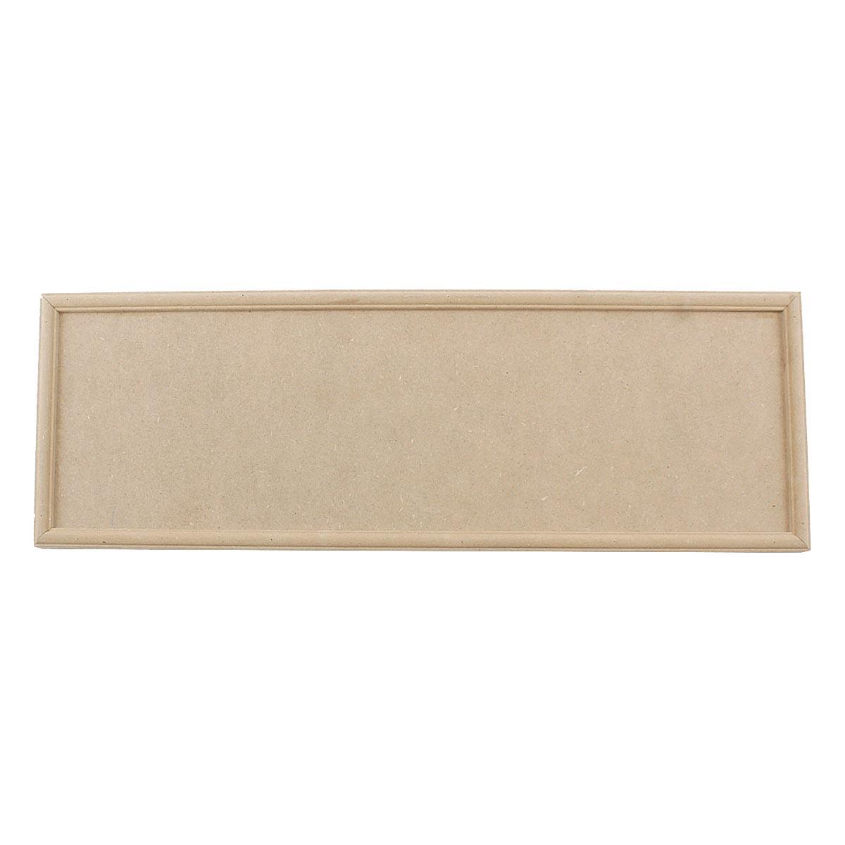Dikdörtgen Ahşap Pano 52 x 18 cm