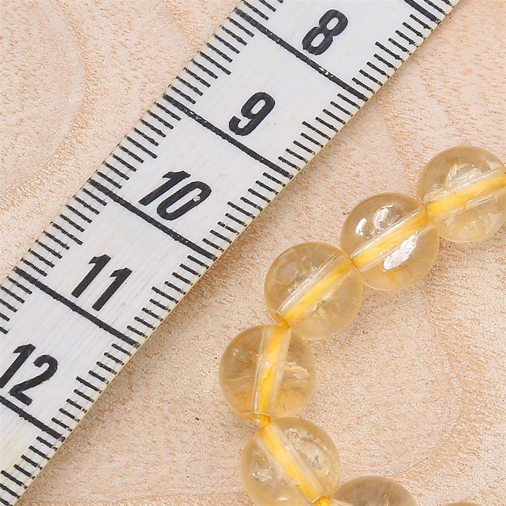 Doğal Citrine (Sitrin Taşı) Boncuk