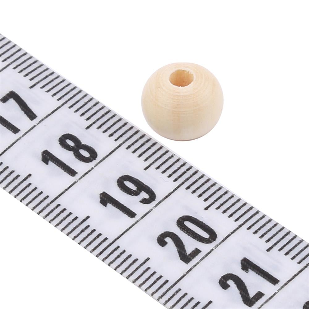 Doğal Renk Ahşap Tahta Boncuk