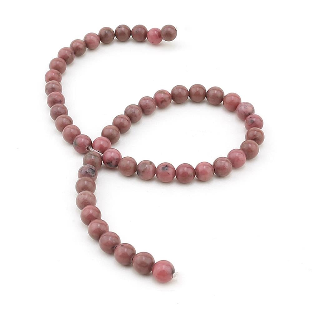 Doğal Rodonit Boncuk