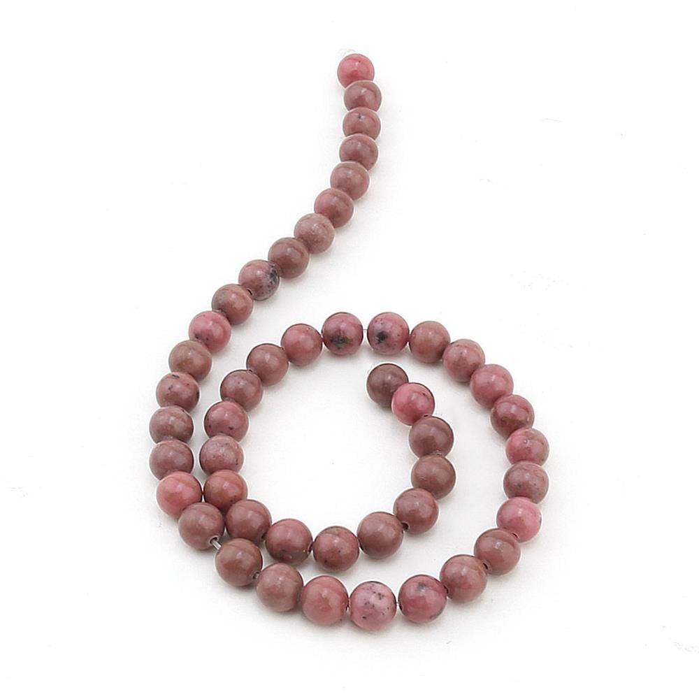 Doğal Rodonit Boncuk