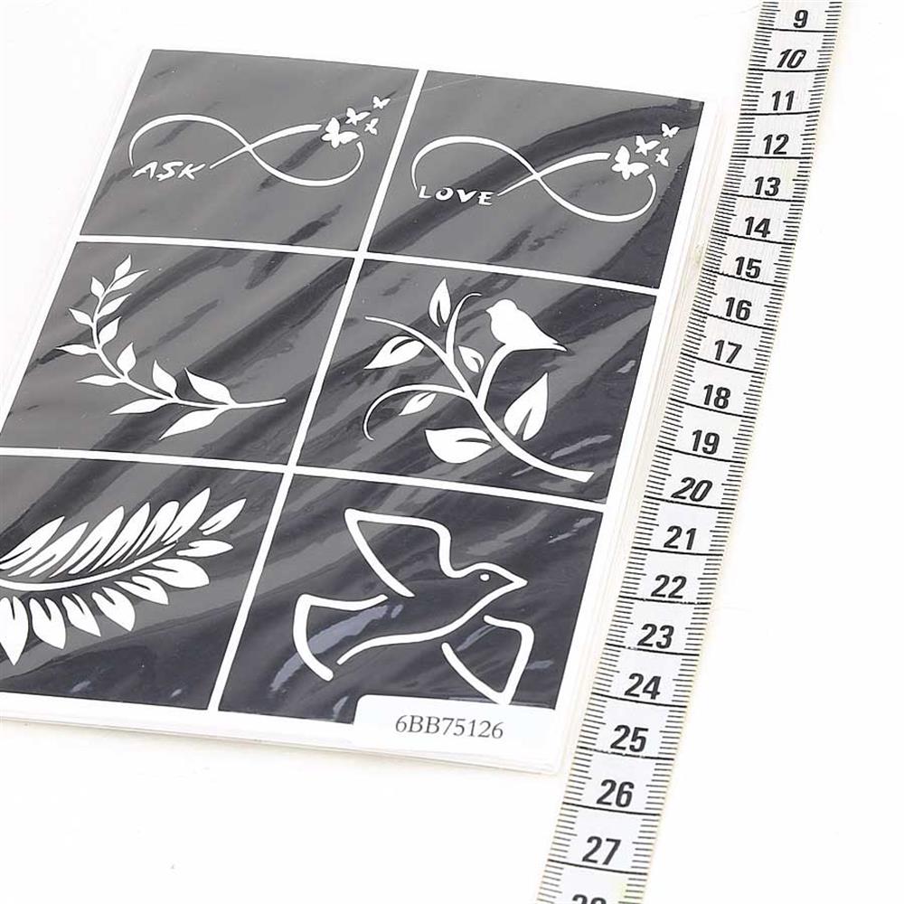 Dövme Hint Kına Şablonu