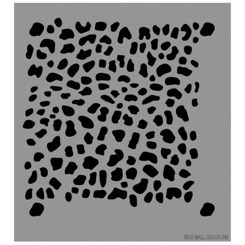 Duvar Stencil 50X50 cm - Rich WALL 049
