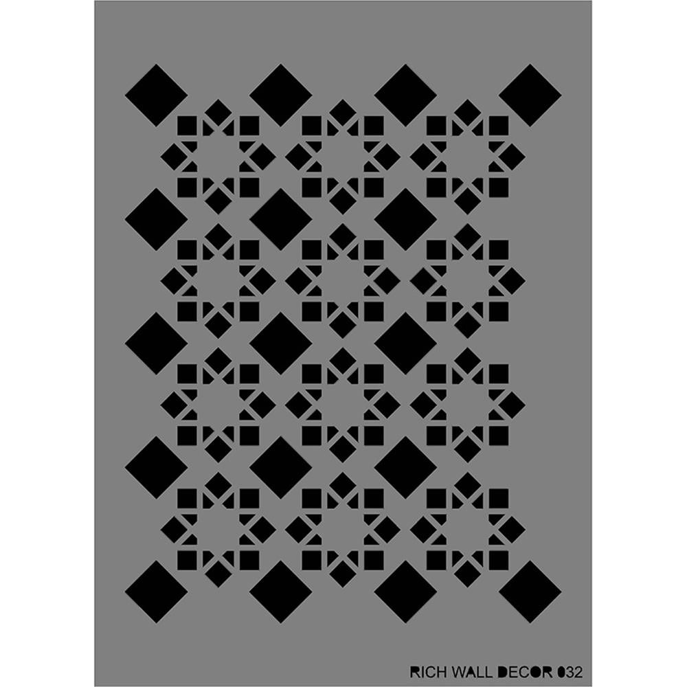 Duvar Stencil 50X70 cm - Rich WALL 032