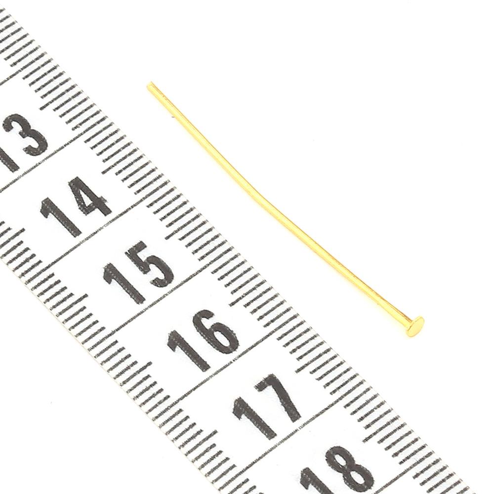 Düz Başlı Takı ve Tesbih Çivisi Gold 10 Adet