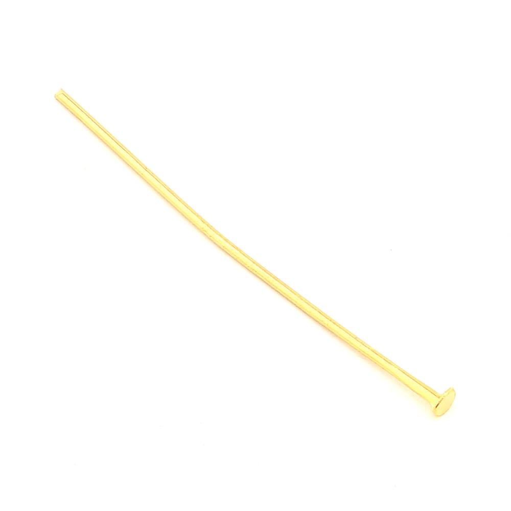 Düz Başlı Takı ve Tesbih Çivisi Gold 10 Adet