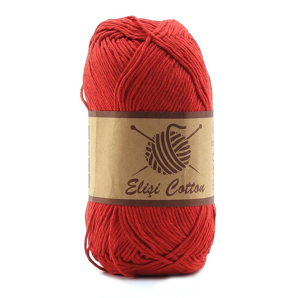 Elişi Cotton Örgü İpi Kırmızı