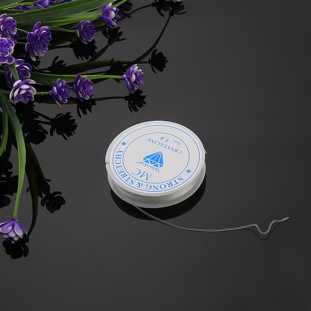 Esnek, Şeffaf Misina Lastik İp Toptan 10 Rulo