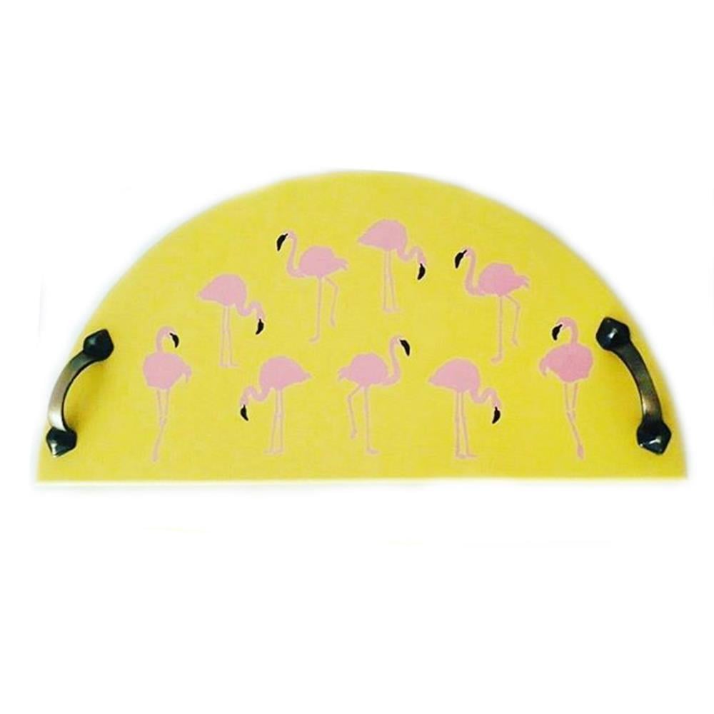 Flamingo Stencil (Dilim Tepsi Boyama Şablonu)