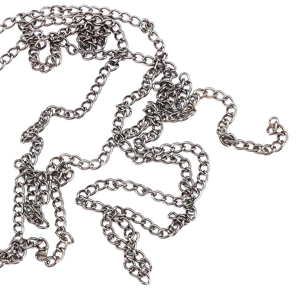 Füme Metal Zincir Metrelik