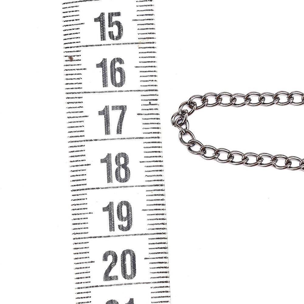 Füme Metal Zincir Metrelik