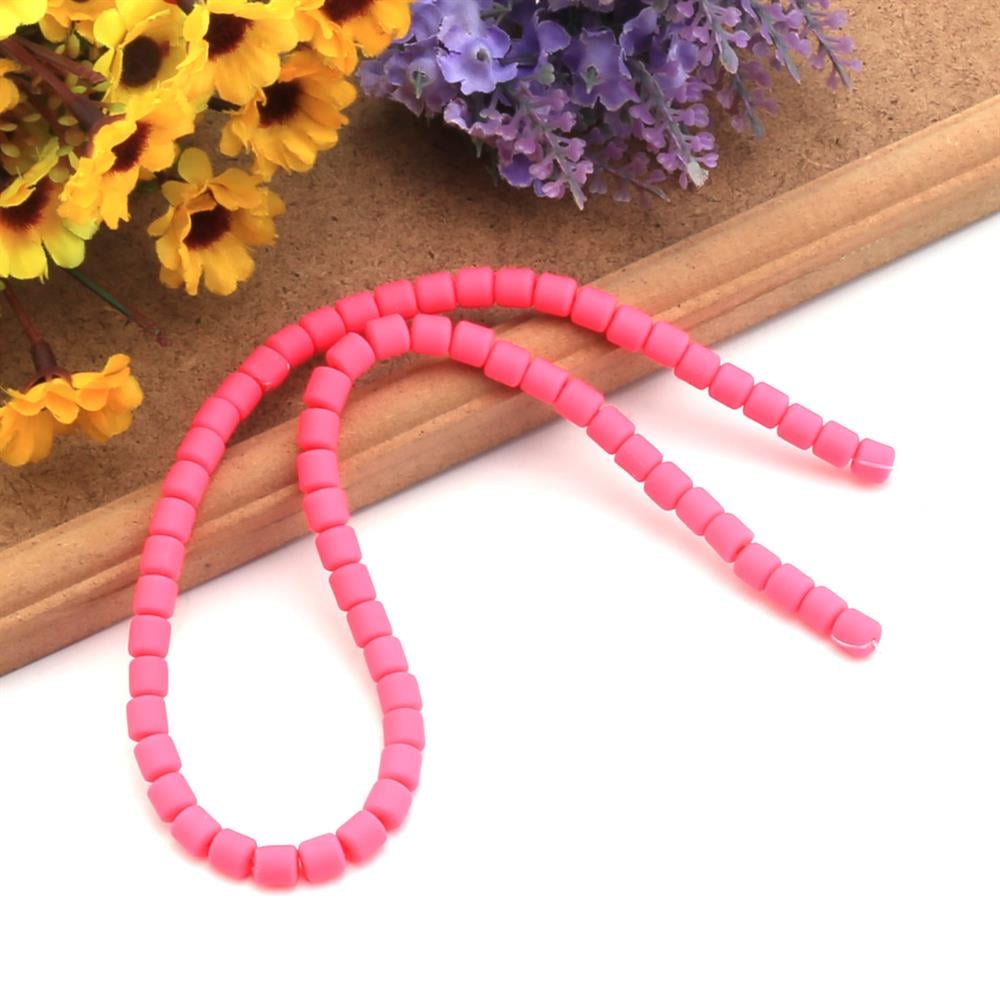 Fuşya Renk Lino Boncuk