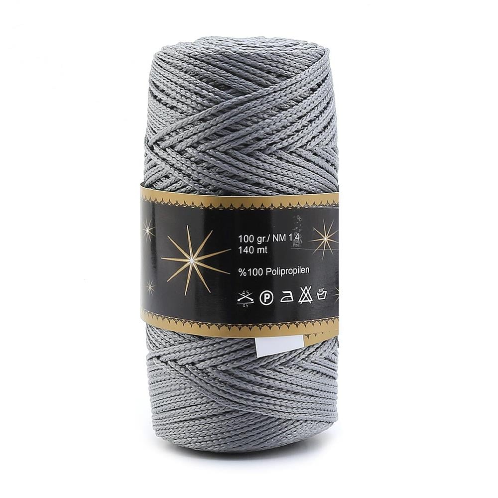 Gri Polyester Makrome ipi