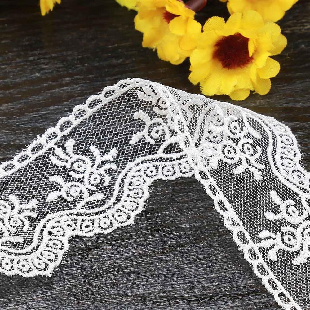 Güpür Dantel Kırık Beyaz 1620