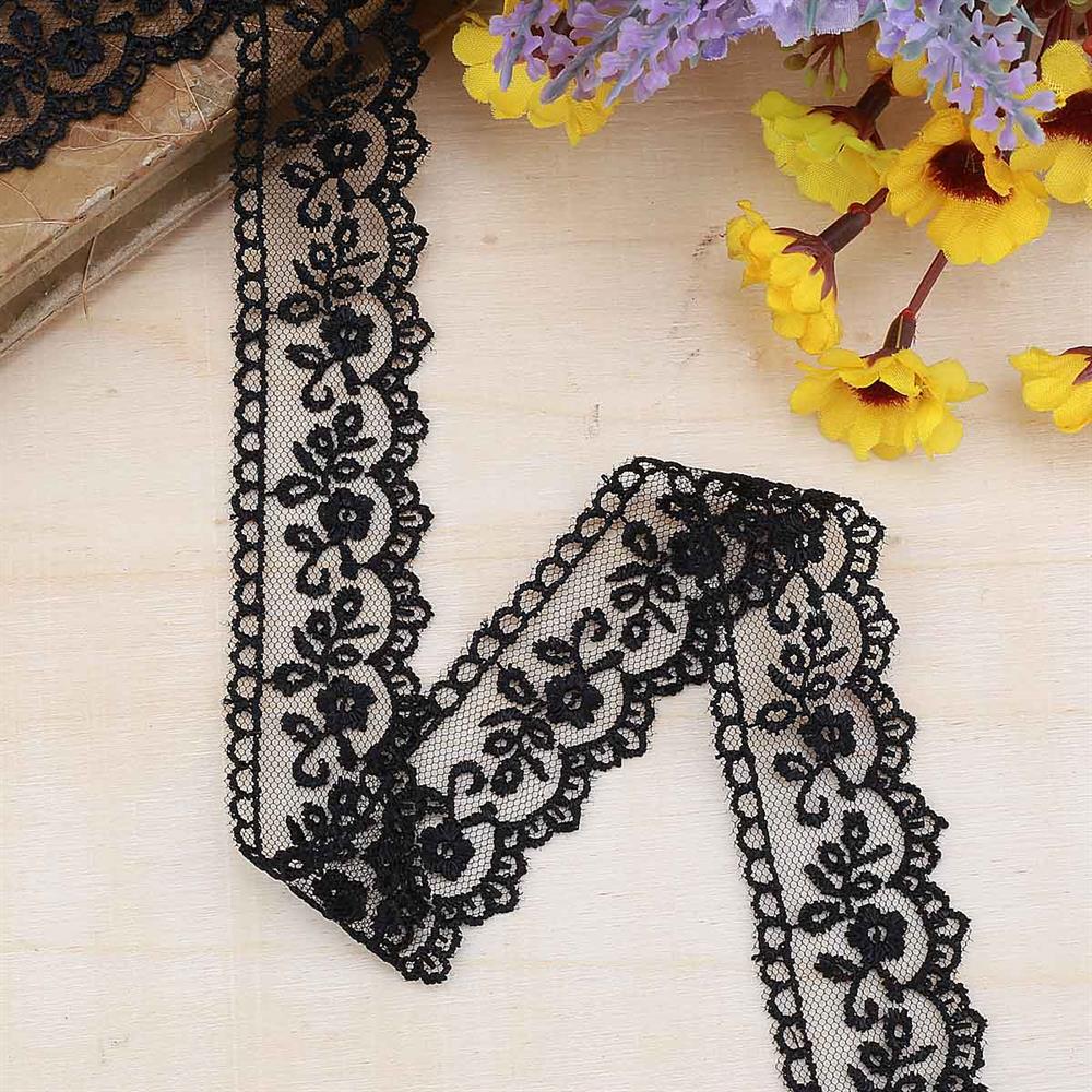 Güpür Dantel Siyah 1616