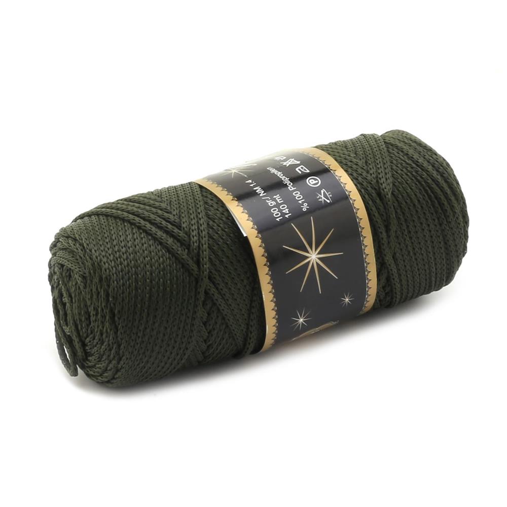 Haki Yeşil Polyester Makrome ipi