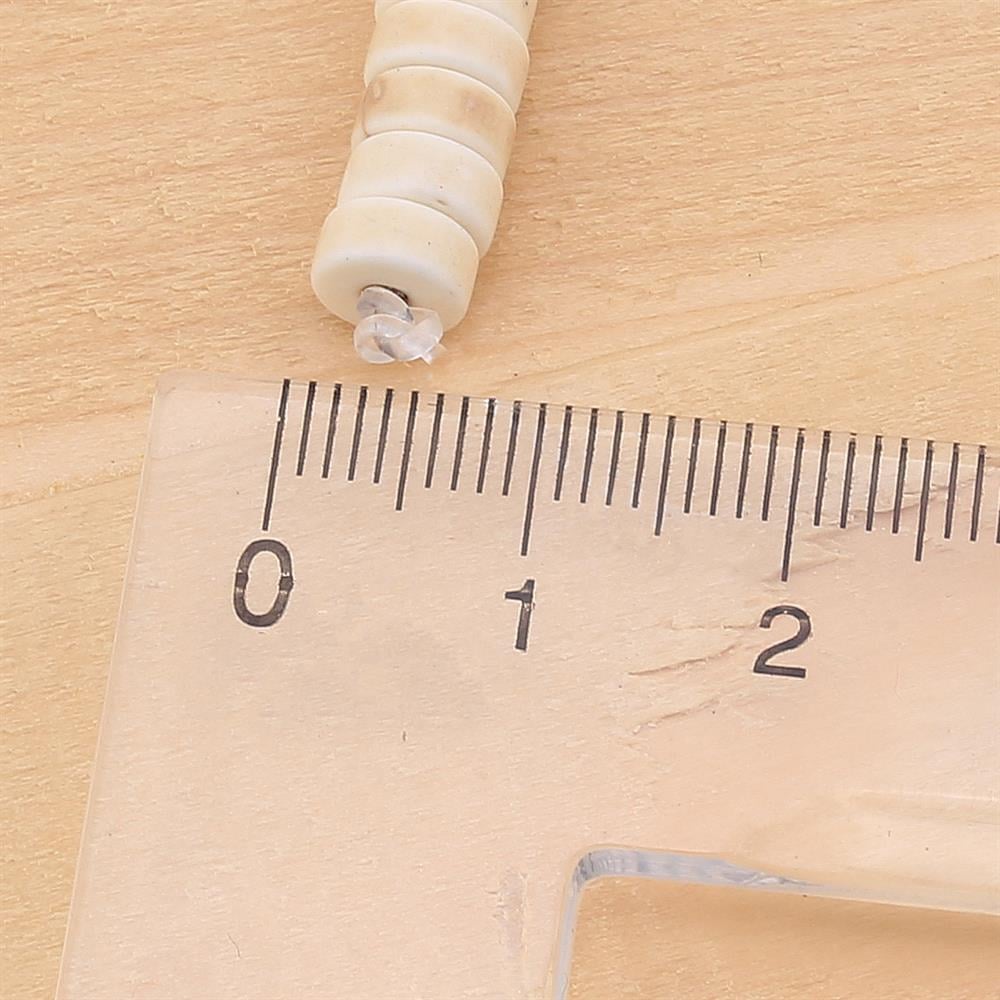 Havlit Görünümlü Kuvars Rondele Boncuk