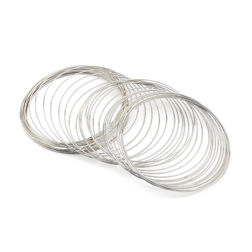 Helezon Bileklik Teli Gümüş Renk