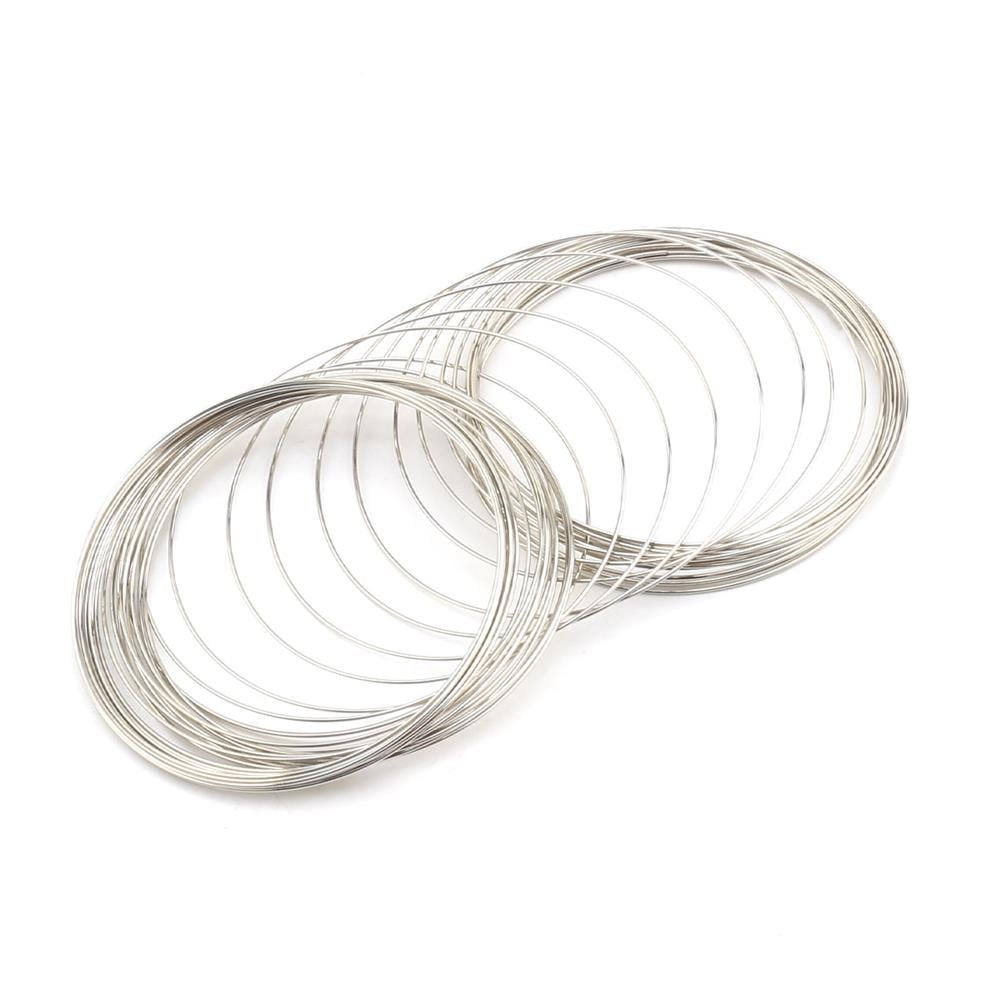 Helezon Bileklik Teli Gümüş Renk