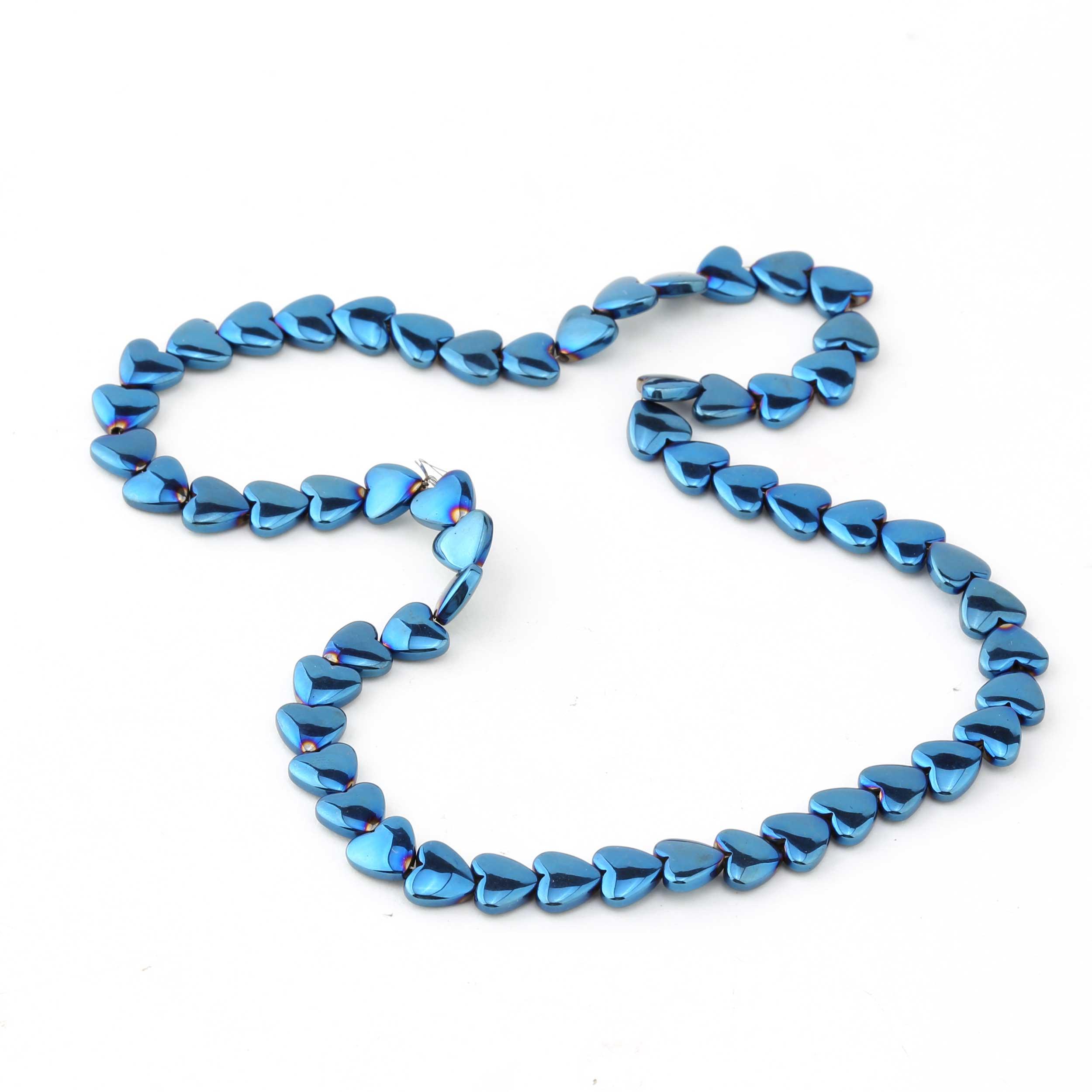 Hematit Taş Kalp Boncuk