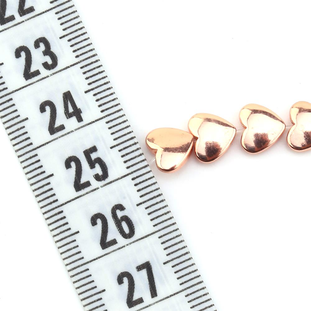 Hematit Taş Kalp Boncuk