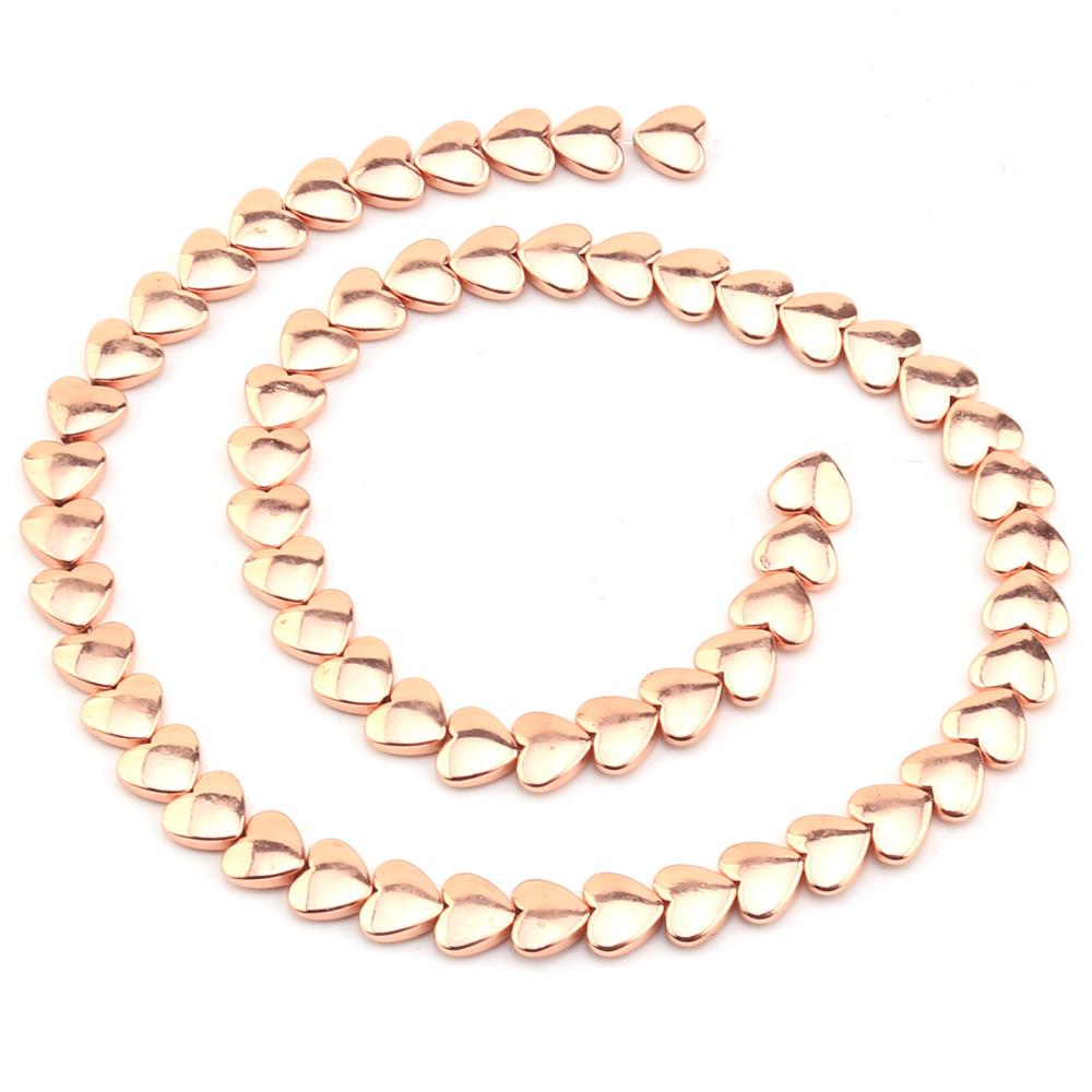 Hematit Taş Kalp Boncuk