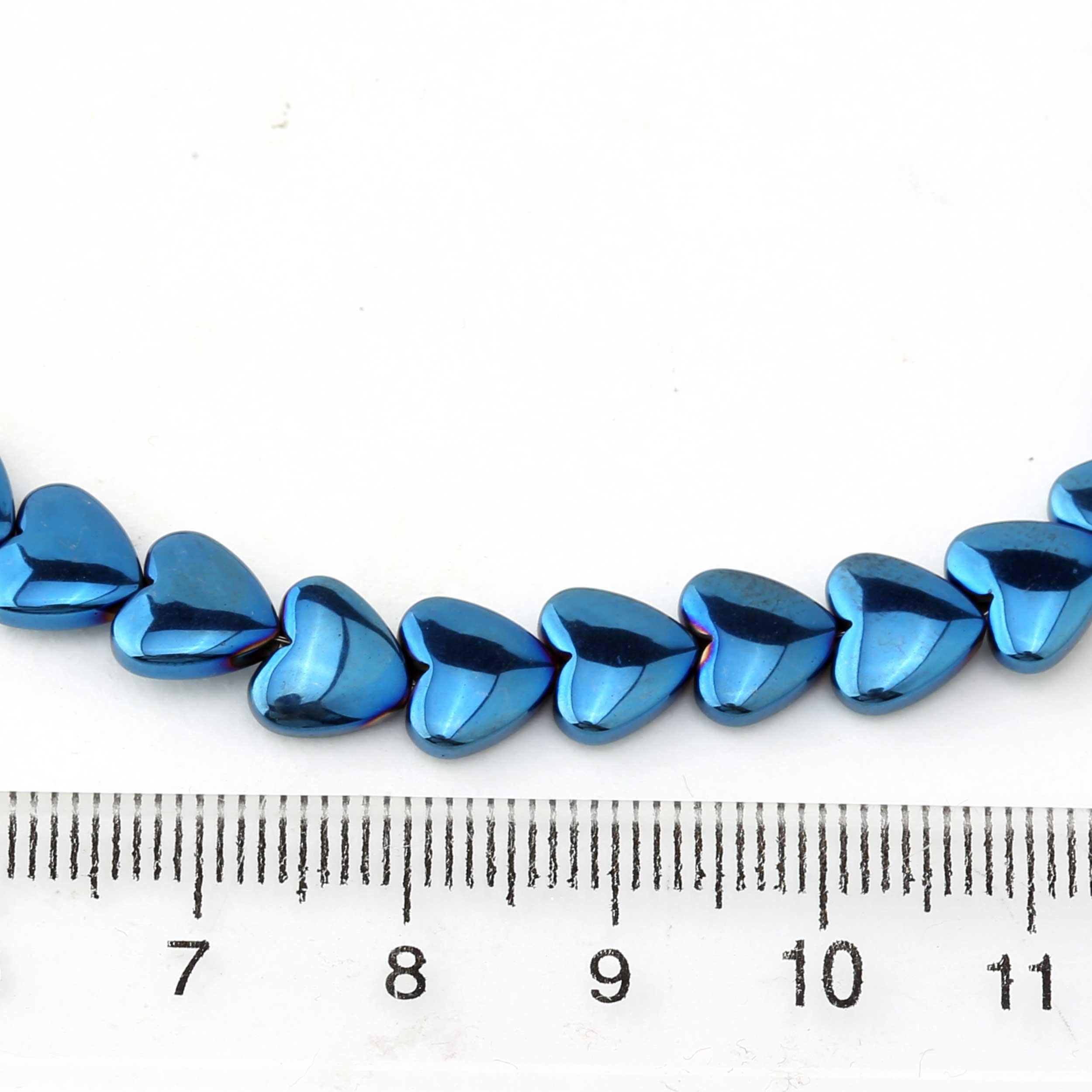 Hematit Taş Kalp Boncuk