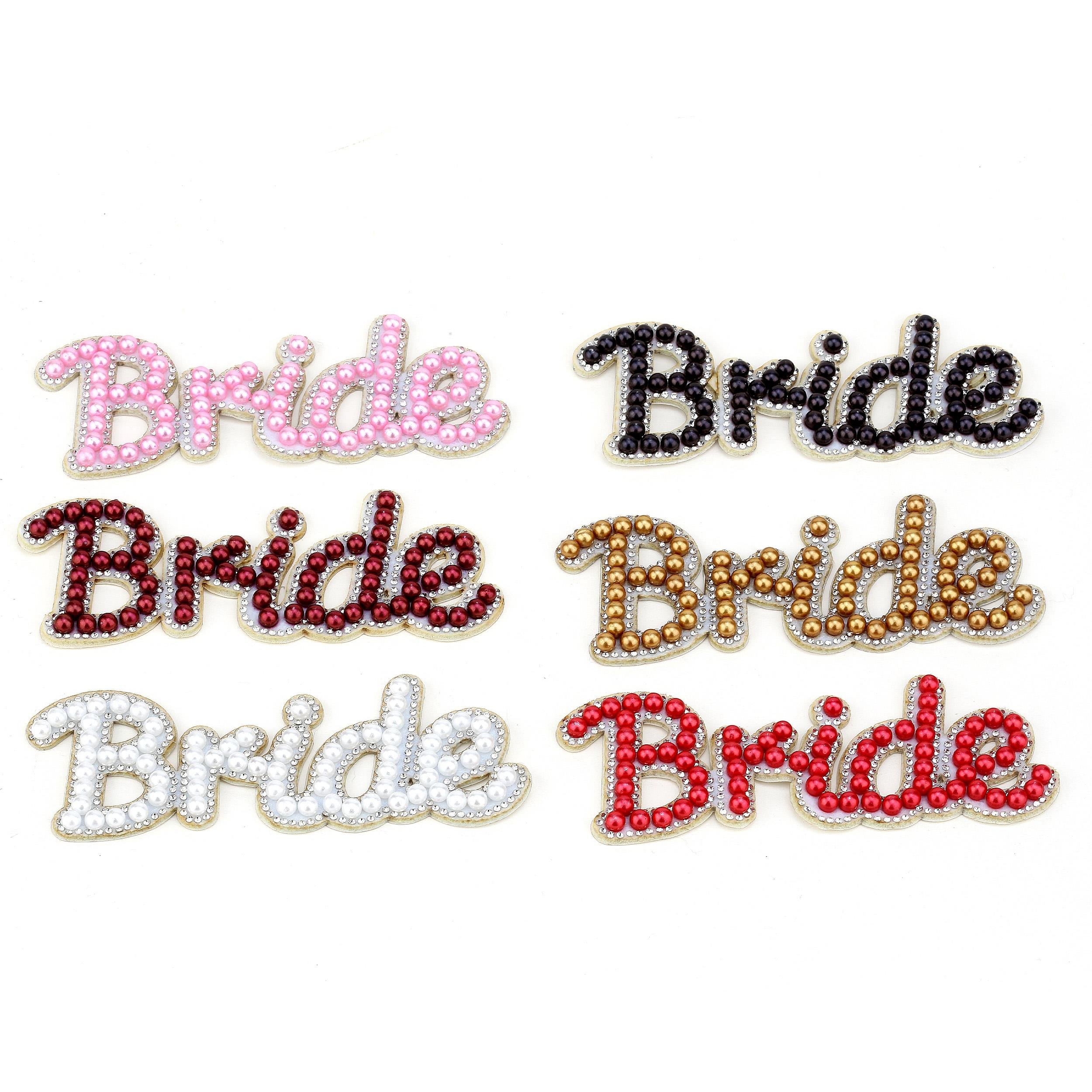 İncili Taşlı Bride Aplike