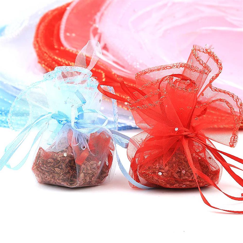 İpli Yuvarlak Tül Kese 100 Adet