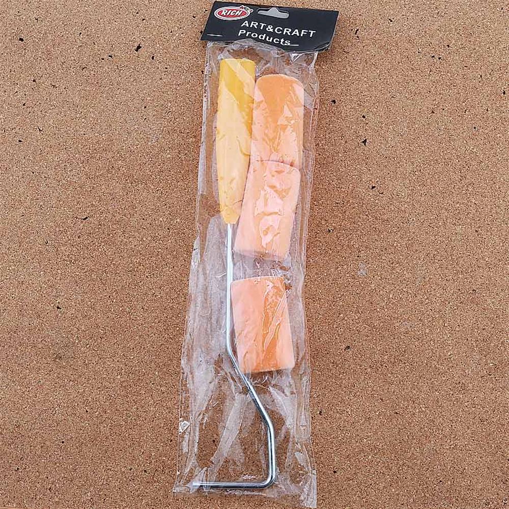 Kadife Sünger Rulo Fırça 2 Yedek Uç Hediyeli