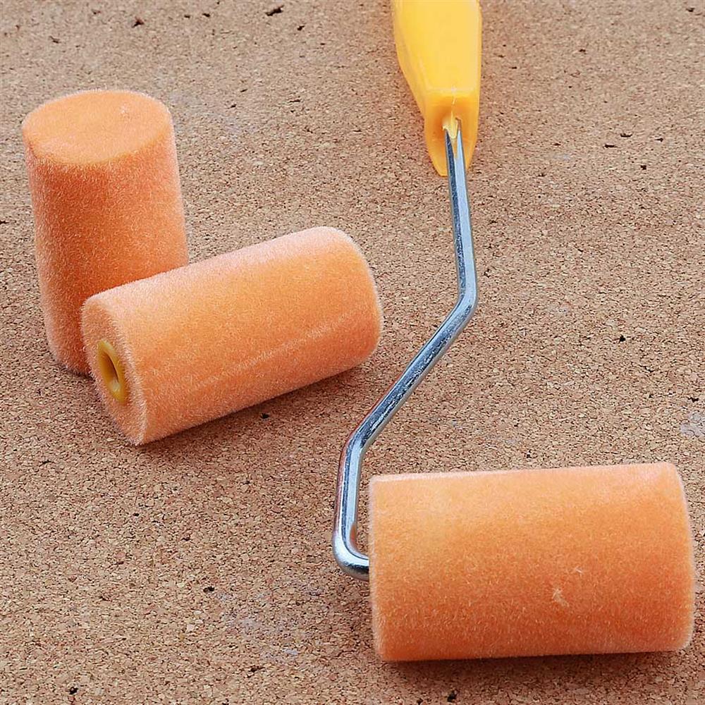 Kadife Sünger Rulo Fırça 2 Yedek Uç Hediyeli