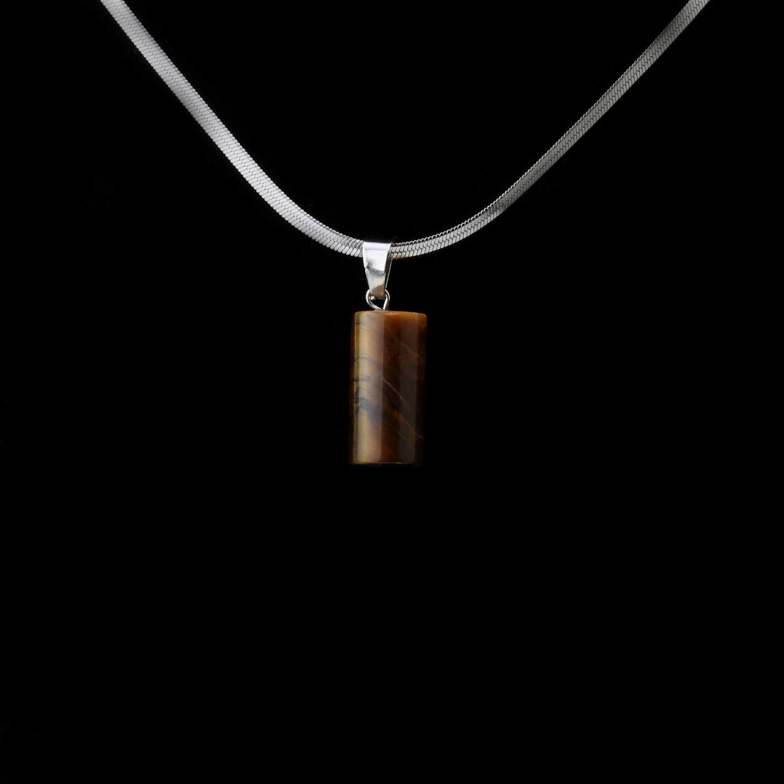 Kaplangözü Taşı Silindir Kolye Ucu