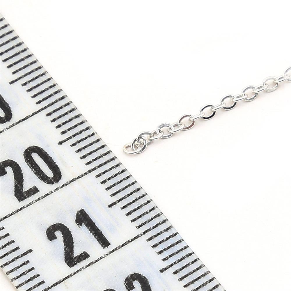 Kararmaz Rodyum Kaplama İnce Takı Zinciri