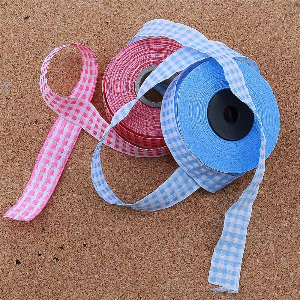 Kareli Kumaş Kurdele 2 cm
