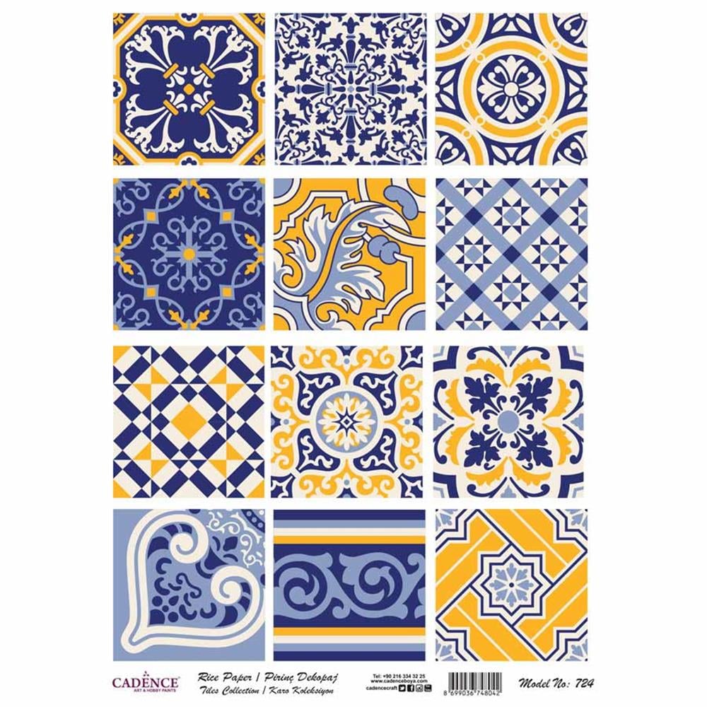 Karo Koleksiyon Pirinç Dekopaj Kağıdı 30x42 cm - Model 724