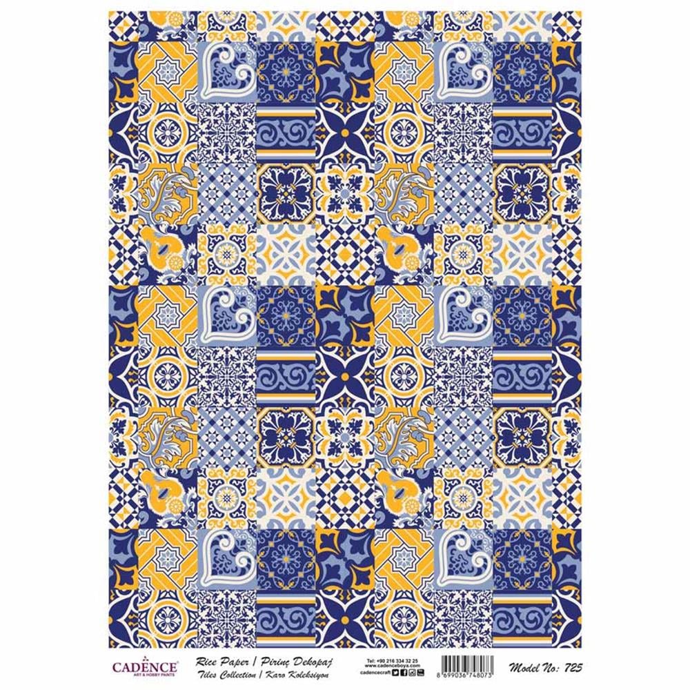 Karo Koleksiyon Pirinç Dekopaj Kağıdı 30x42 cm - Model 725