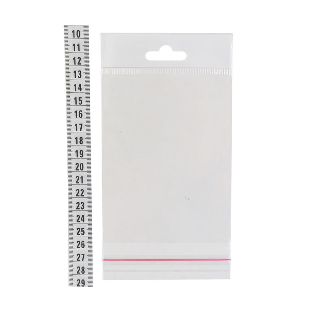 Kendinden Bantlı Askılı Jelatin Poşet 10 cm X 20 cm