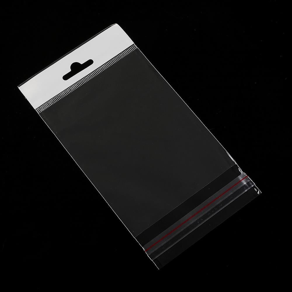 Kendinden Bantlı Askılı Jelatin Poşet 10 cm X 20 cm