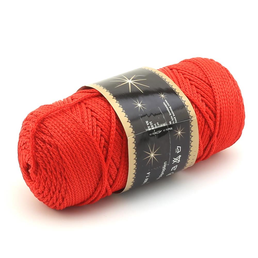 Kırmızı Polyester Makrome ipi