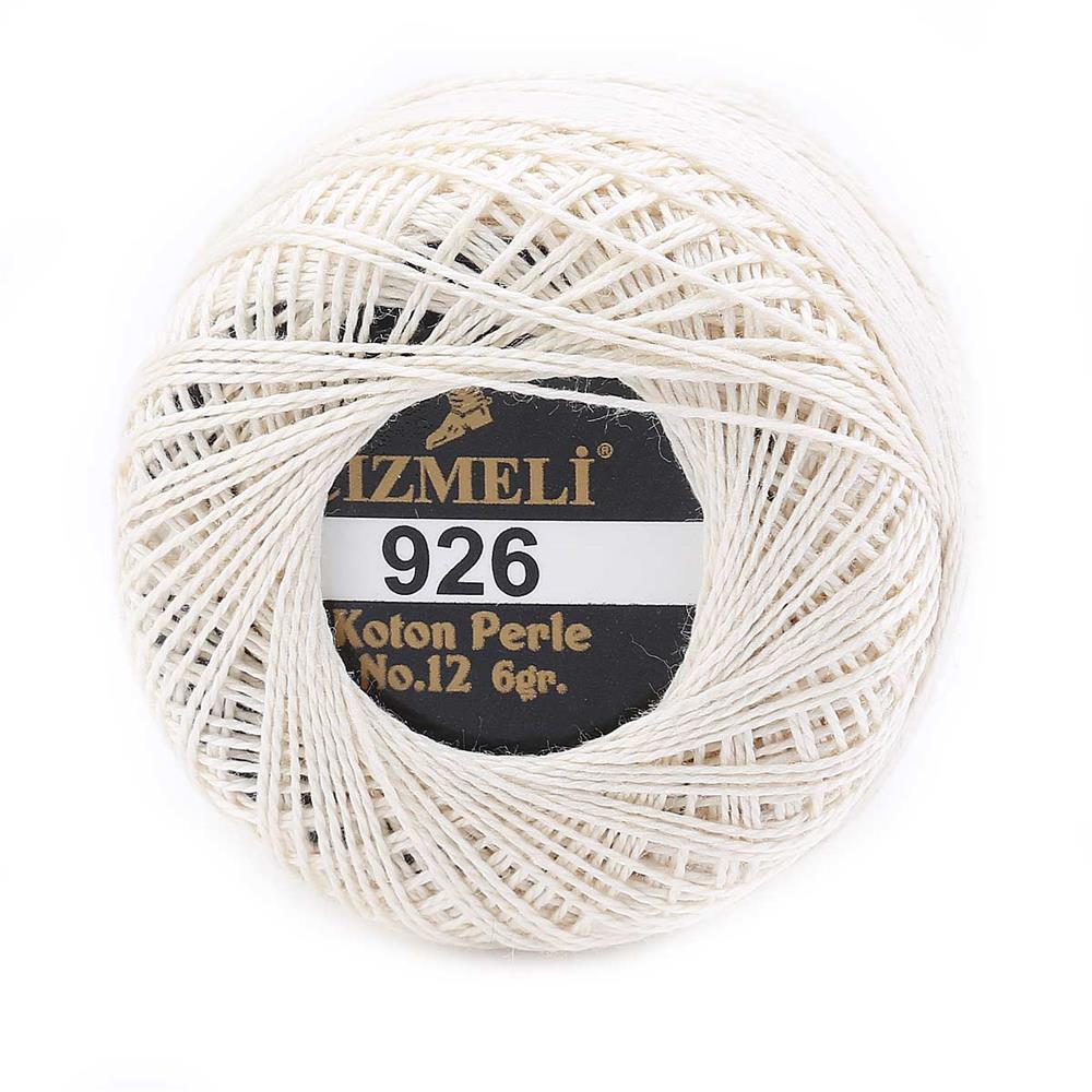 Koton Perle No:12 Etamin Kanaviçe Nakış İpi Krem 926